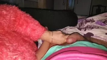 Teasing handjob