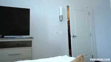 Nina Elle taking off robe
