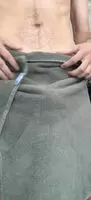 Dick reveal GIF after my shower