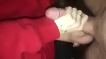 College girl deepthroats huge dick