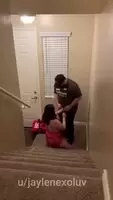 Blowing the pizza hut delivery guy while he text his manager