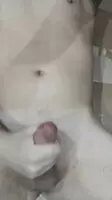 Guy cum to himself