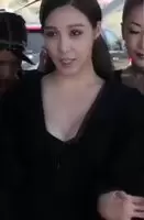 SNSD - Tiffany Hwang Cleavage