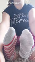 My first sock reveal! Hope you don't mind the mismatched! What is your favorite reveal, slow or fast?