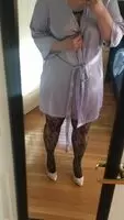 watch me drop my satin robe to reveal my newest fishnet body suit, pierced titties, and bubble butt. cum to me please 💦
