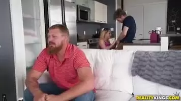 Carter Cruise Gives Guy A Sneaky Blowjob