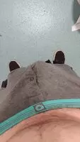 On break at work