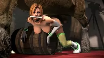 Tina pounded hard