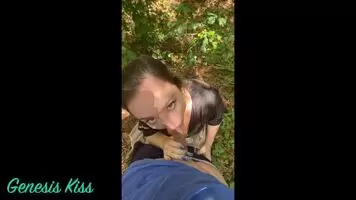 Genesis Kiss Public BJ Eye Contact