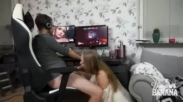 Playing Overwatch While Miss Banana Sucks
