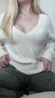 White sweater & purity ;)
