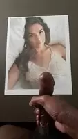 Gal Gadot getting a morning facial