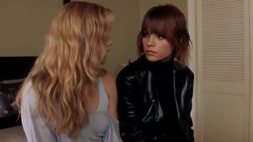 Amy Adams having her tummy kissed by Lauren German in Standing Still