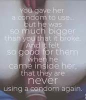 Huh. Turns out your condoms were too small