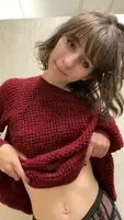 public bathrooms are meant for titty drops, right? 🖤