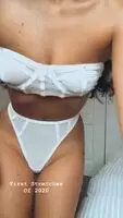 Showing off how flexible she is..