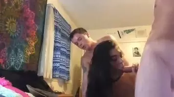 Sharing his girl with a buddy