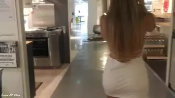 Risky Public Fuck At IKEA - We Get Caught