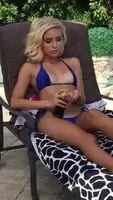 Naomi Woods Rubbing Herself