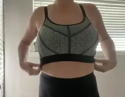 While this sports bra is miserable at supporting them, I think it might hide the size of my breasts. What do you think?