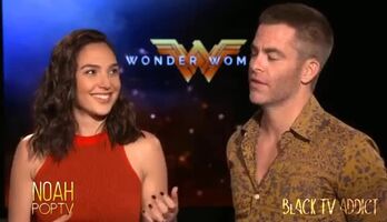 Gal Gadot thinking about Chris Pine’s cock during an interview?
