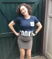 Lovely multi-talented fun married improvisor & actress Amanda Troop is sexier than ever. Looking absolutely fantastic now that she’s gotten knocked up & is pregnant with her first baby. With her wonderful belly & lovely tits constantly growing bigger. Soon becoming a gorgeous hot desirable MILF.