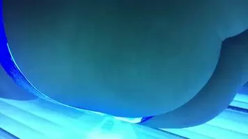 Tanning my huge tits