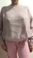 Big sweater, no bra kind of day :)