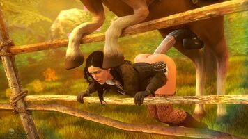 Yennefer getting pounded by a horse