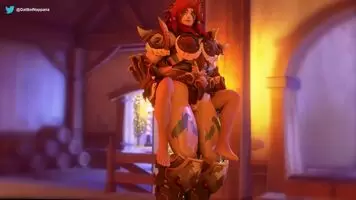 Barbarian Zarya Thighjob