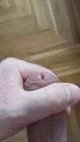 Only my foreskin and shining head . . . 😉