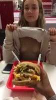 Hamburger or tits?