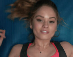 Debby Ryan ready to get fucked after a sweaty workout