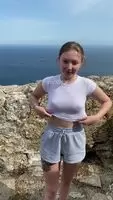 Titty drop with a view