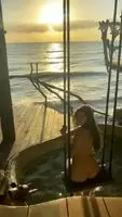 Swinging away