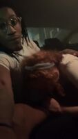 Black Dude Banging A Chubby White Girl In The Car In The Night
