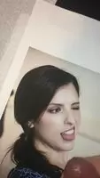 Fertilizing Anna Kendrick's pretty face with my seed
