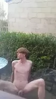 White gf takes black cock on the stairway