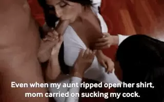 Mom never stops sucking...