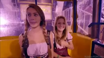 Tiny German Coeds Share Monster Cock