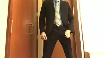 Stripping out of my suit after a long day