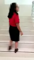 Taken on the stairs of a mall