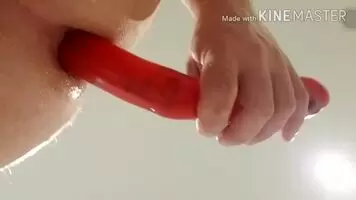 Fucking A Huge Load Of Cum Out Of My Boypussy