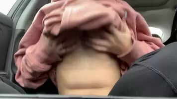 I’m usually shy but I wanted the truck drivers attention soo bad 👅