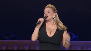 Lets jerk off to Russian singer with huge tits Anna Semenovich
