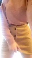 I'm thankful or the breeze between my knees today, and the better gif of this outfit i'll make for tomorrow 🙏