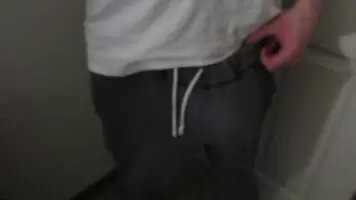 My big cock finally gets free :D