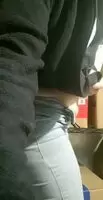 Showing my ass of at work really hope i dont get caught!!! 😊😋🍑