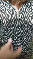 Titty reveal at work