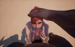 WildLife Minotaur Blowjob